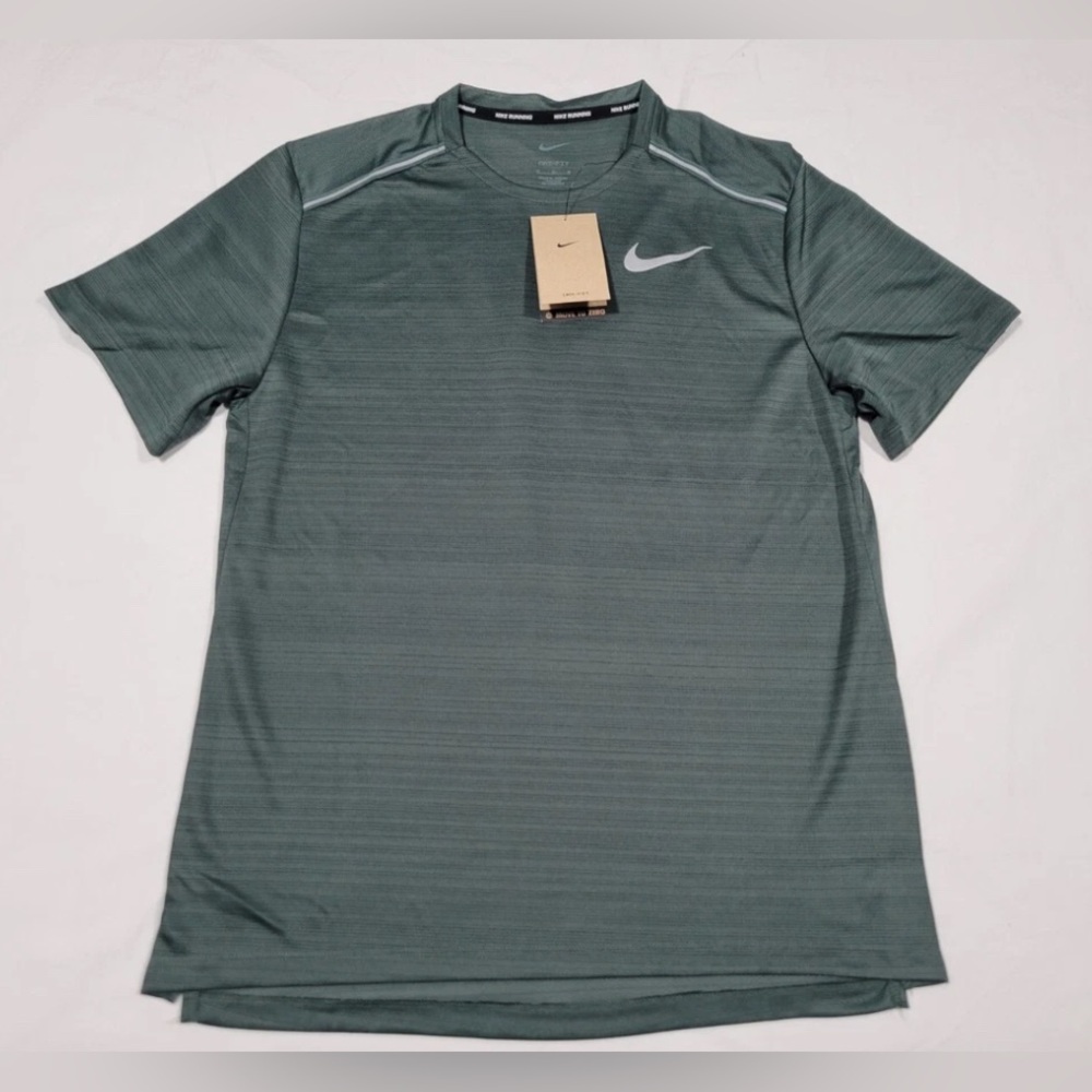 Nike Men’s Dri-Fit Miler Running Shirt AJ7565-338 - Picture 1 of 12